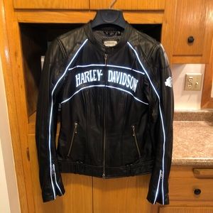*SOLD* Harley Davidson Skull Leather Jacket